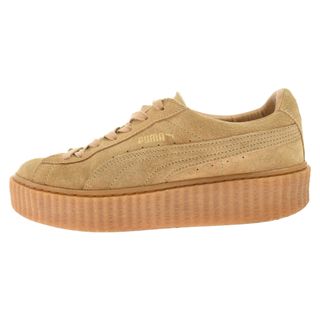 プーマ(PUMA)のPUMA プーマ ×FENTY SUEDE CREEPERS ウィメンズ フェンティ スウェード クリーパー 厚底 ローカットスニーカー ブラウン US8.5/25.0cm 361005 03(スニーカー)