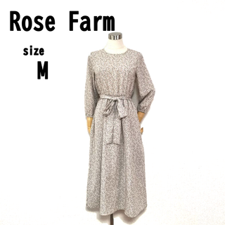 【M】Rose Farm ローズファーム レディース 花柄 ワンピース 爽やか(ロングワンピース/マキシワンピース)