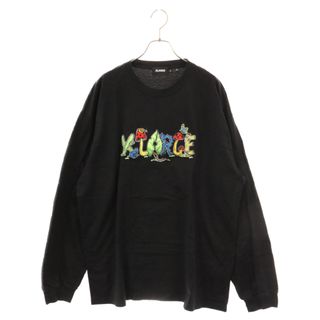 エクストララージ(XLARGE)のX-LARGE エクストララージ TYPE BY NATURE タイプ バイ ネイチャー ロゴワッペン 長袖Tシャツ カットソー ブラック 101221011011(Tシャツ/カットソー(七分/長袖))