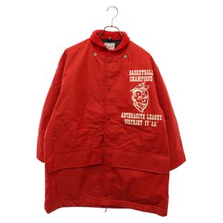 VINTAGE ヴィンテージ 60s BUTWIN BASKETBALL CHAMPIONS COAT バトウィン バスケットボール チャンピオンズ ナイロン ベンチコート レッド(フライトジャケット)