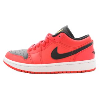 ナイキ(NIKE)のNIKE ナイキ WMNS AIR JORDAN 1 LOW SIREN RED ウィメンズ エアジョーダン1 ロー サイレントレッド ローカットスニーカー レッド/ブラック US8/25cm DC0774-600(スニーカー)