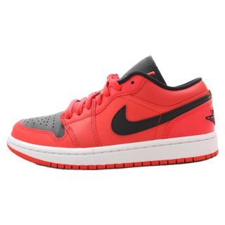 ナイキ(NIKE)のNIKE ナイキ WMNS AIR JORDAN 1 LOW SIREN RED ウィメンズ エアジョーダン1 ロー サイレントレッド ローカットスニーカー レッド/ブラック US7/24cm DC0774-600(スニーカー)