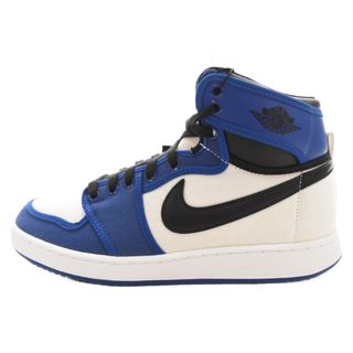 ナイキ(NIKE)のNIKE ナイキ AIR JORDAN 1 KO STORM BLUE DO5047-401 エアジョーダン1 ケーオー ストームブルー ハイカットスニーカー ブルー/ホワイト US8.5/26.5cm(スニーカー)