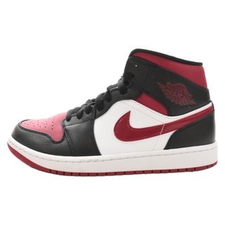 ナイキ(NIKE)のNIKE ナイキ AIR JORDAN 1 MID NOBLE RED エアジョーダン1 ミッド ノーブルレッド ミッドカットスニーカー 554724-066 ブラック/ボルドー US9/27.0cm(スニーカー)