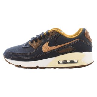 ナイキ(NIKE)のNIKE ナイキ AIR MAX 90 SE CORK OBSIDIAN エアマックス90 SE コルク オブシディアン ローカットスニーカー インディゴ US8/26cm DD0385-400(スニーカー)