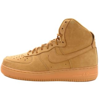 ナイキ(NIKE)のNIKE ナイキ AIR FORCE 1 HIGH FLAX WHEAT エアフォース1 ハイカットスニーカー ブラウン US11/29cm 882096-200(スニーカー)