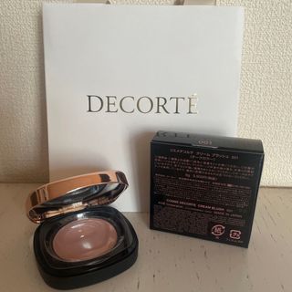 コスメデコルテ(COSME DECORTE)のコスメデコルテ☆クリームブラッシュ☆001☆ショッパー付き(チーク)