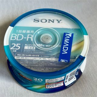 ソニー(SONY)のソニー　ブルーレイディスク　20BNR1VJPP6 BD-R 6倍速 20枚組(その他)