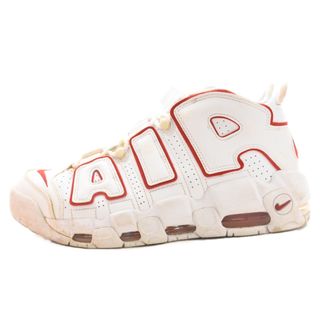 ナイキ(NIKE)のNIKE ナイキ AIR MORE UPTEMPO DUNK HIGH RETRO エア モア アップテンポ ハイカットスニーカー ホワイト US8.5/26.5cm 921948-102(スニーカー)