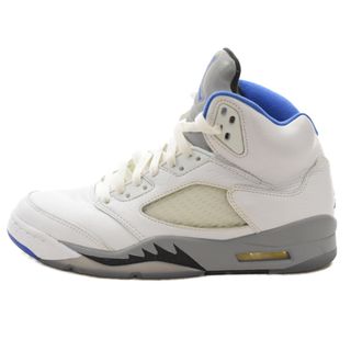 ナイキ(NIKE)のNIKE ナイキ AIR JORDAN 5 RETRO エアジョーダン 5 レトロ ハイカットスニーカー ホワイト US8/26cm DD0587-140(スニーカー)