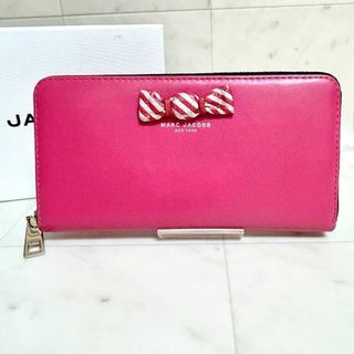 MARC JACOBS - MARC JACOBS 長財布 ロングウォレット ファスナー キャンディ ピンク