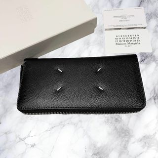 Maison Martin Margiela - 【新品未使用】メゾンマルジェラ ジップアラウンド ロングウォレット 長財布 黒