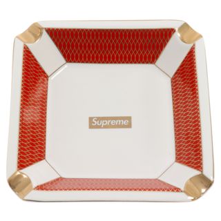 SUPREME シュプリーム 22AW Small Ashtray スモールアッシュトレイ灰皿 ホワイト/レッド