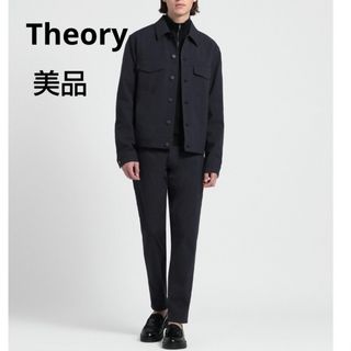 セオリー(theory)の美品　新作　Theory　セオリー　ブルゾン　ネイビー(ブルゾン)