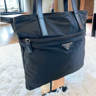 プラダ(PRADA)の【極美品】プラダ ナイロン トートバッグ ミニ テスートナイロン 黒(トートバッグ)