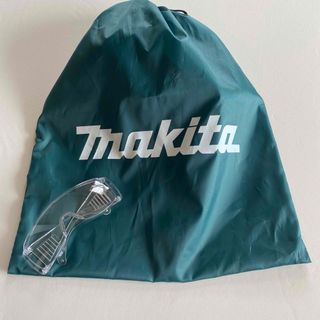 マキタ(Makita)のmakita ゴーグル　保護眼鏡　工具入れ　ナイロンポーチ　新品　未使用(防災関連グッズ)