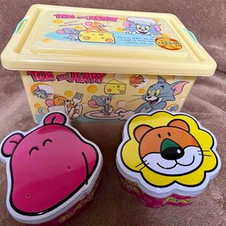 菓子コンテナ＆菓子缶セット(小物入れ)