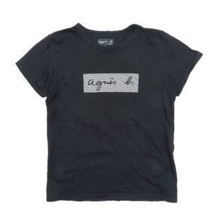 アニエスベー agnes b. Tシャツ カットソー フロント ボックス ロゴ