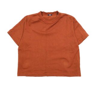 YLEVE HEAVY WEIGHT COTTON P／O Tシャツ 茶 F(Tシャツ(半袖/袖なし))