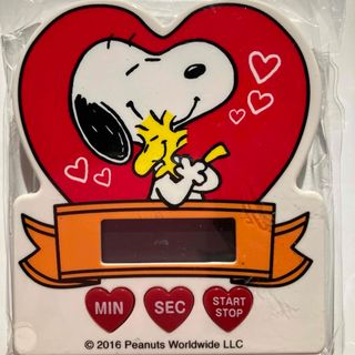 スヌーピー(SNOOPY)の新品 未使用 未開封 スヌーピー キッチンタイマー約8×7cm 厚さ約1cm(収納/キッチン雑貨)