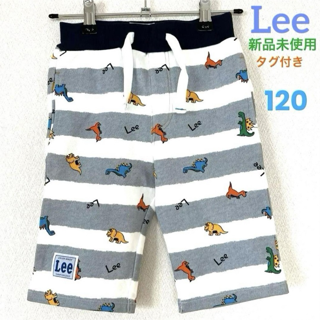 【新品☆タグ付】Leeリー キッズ120 ハーフパンツ 恐竜 総柄 春夏用 キッズ/ベビー/マタニティのキッズ服男の子用(90cm~)(パンツ/スパッツ)の商品写真