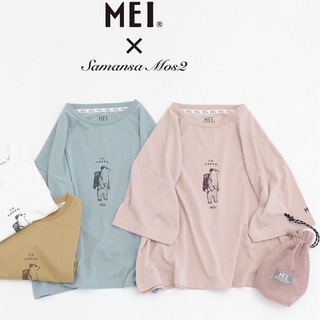 SM2 - 新品☆【MEI×SM2】メッシュポーチ付プリントTシャツ
