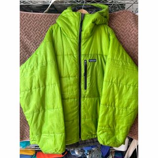 パタゴニア(patagonia)の02年製 patagonia ダスパーカー ゲッコウグリーン(ダウンジャケット)