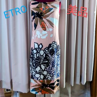 【美品】ETRO☆ノースリーブワンピース