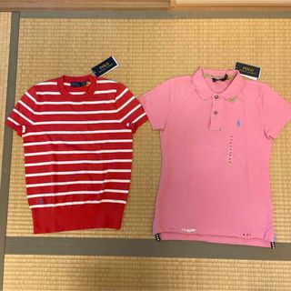 ポロラルフローレン(POLO RALPH LAUREN)の新品タグ付き　ポロラルフローレン　XS ポロシャツ　サマーセーター(ポロシャツ)