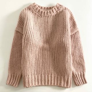 DRIES VAN NOTEN - 30e4 【美品】 DRIES VAN NOTTEN ドリスヴァンノッテン ランウェイ着 ローゲージ ショートセーター ピンク モヘア混 ベルギー製 ニットトップ