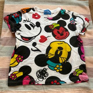 ディズニー(Disney)のused  ディズニーリゾート　ミニー　Tシャツ　サイズ100(Tシャツ/カットソー)