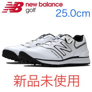 ニューバランスゴルフ(new balance golf)の【新品未使用】ニューバランス ゴルフシューズ 574 v3 BOA 25.0(シューズ)