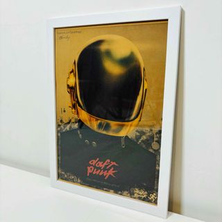 【白額付きポスター】ダフトパンクDaft Punk14(新品)(ポスターフレーム)