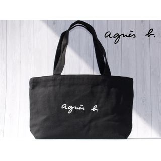 アニエスベー(agnes b.)のアニエスベートートバッグ ハンドバッグ　黒(ハンドバッグ)