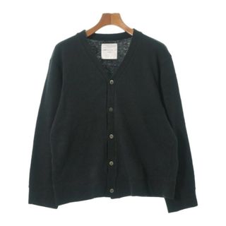 コムデギャルソンオム(COMME des GARCONS HOMME)のCOMME des GARCONS HOMME カーディガン -(L位) 黒 【古着】【中古】(カーディガン)