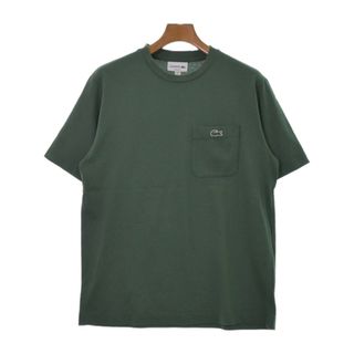 LACOSTE ラコステ Tシャツ・カットソー 4(L位) カーキ 【古着】【中古】