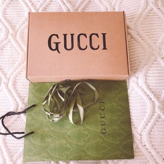 グッチ(Gucci)のGUCCIお箱+ショッパー+リボン(ショップ袋)