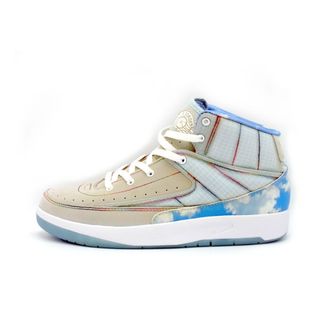 ナイキ(NIKE)のナイキ NIKE × ジェイ バルヴィン J Balvin ■ 【 PS AIR JORDAN 2 RETRO SP Celestine Blue White Multi Color DQ7693 419 】 エア ジョーダン 2 レトロ マルチカラー スニーカー f21839(スニーカー)