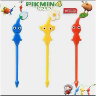 ニンテンドウ(任天堂)の《新品》ニンテンドーショップ限定　ピクミンフードピック PIKMIN 3本セット(弁当用品)