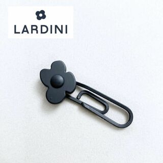 ラルディーニ(LARDINI)の[美品] 最新型 LARDINI ラルディーニ ラペルピン 黒 マット 金属素材(その他)