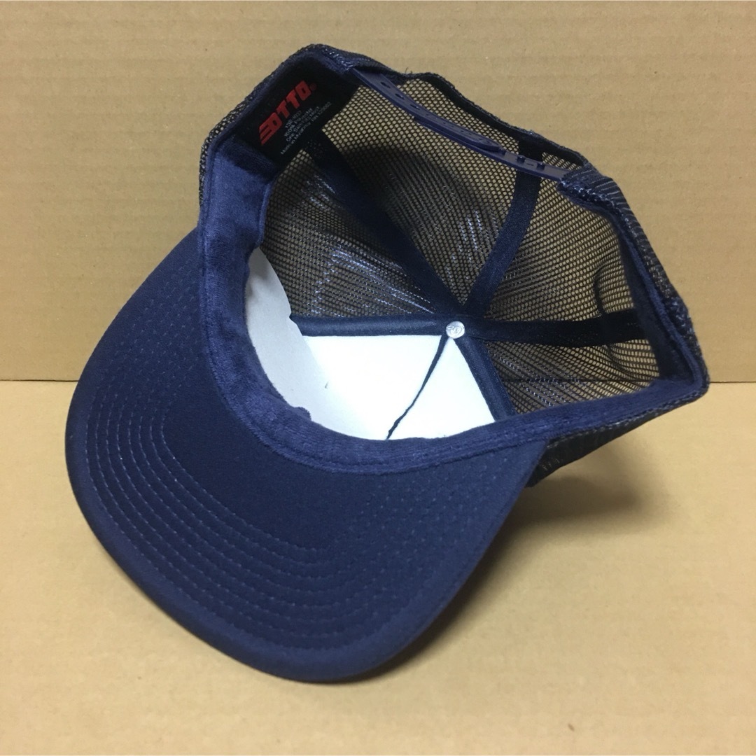OTTO CAP(オットーキャップ)のOTTOメッシュキャップ☆フラットバイザー☆ネイビー☆紺キャップ★ メンズの帽子(キャップ)の商品写真