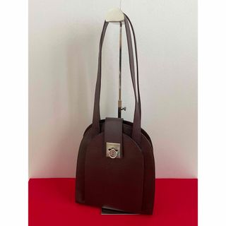 セリーヌ(celine)のCELINE セリーヌ　ヴィンテージ トートバッグ レザー　茶　ガンチーニ(トートバッグ)