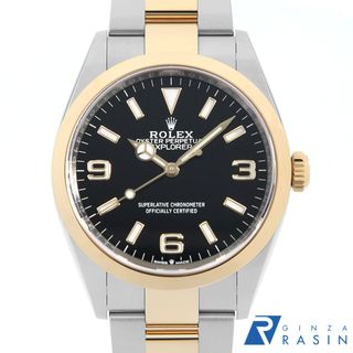 ロレックス(ROLEX)のロレックス エクスプローラーI 124273 ブラック ランダム番 メンズ 中古 腕時計(腕時計(アナログ))