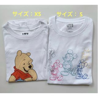 ユニクロ(UNIQLO)のユニクロ　ディズニー　ミッキー　くまのプーさん　Tシャツ　UT(Tシャツ(半袖/袖なし))