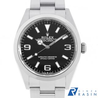 ロレックス(ROLEX)のロレックス エクスプローラーI 124270 ブラック ランダム番 メンズ 中古 腕時計(腕時計(アナログ))