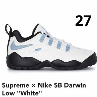 シュプリーム(Supreme)のSupreme × Nike SB Darwin Low "White"27(スニーカー)