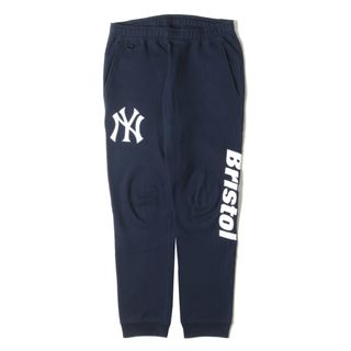 F.C.Real Bristol エフシーレアルブリストル パンツ サイズ:L 21AW NEW YORK YANKEES MLB ツアー チームスウェットパンツ MLB TOUR TEAM SWEAT PANTS ネイビー 紺 ボトムス ズボン【メンズ】【中古】(その他)