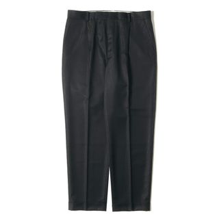 ワコマリア(WACKO MARIA)の新品同様 WACKO MARIA ワコマリア パンツ サイズ:XL 22AW ラメ ストライプ プリーツ スラックスパンツ GLITTER STRIPED PLEATED TROUSERS ブラック 黒 ボトムス ズボン【メンズ】【中古】(その他)