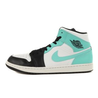 ナイキ(NIKE)のNIKE ナイキ サイズ:28.0cm AIR JORDAN 1 MID TROPICAL TWIST (554724-132) エアジョーダン1 ミッド ホワイト トロピカルツイスト US10 ミドルカット バッシュ シューズ 靴【メンズ】【中古】(スニーカー)