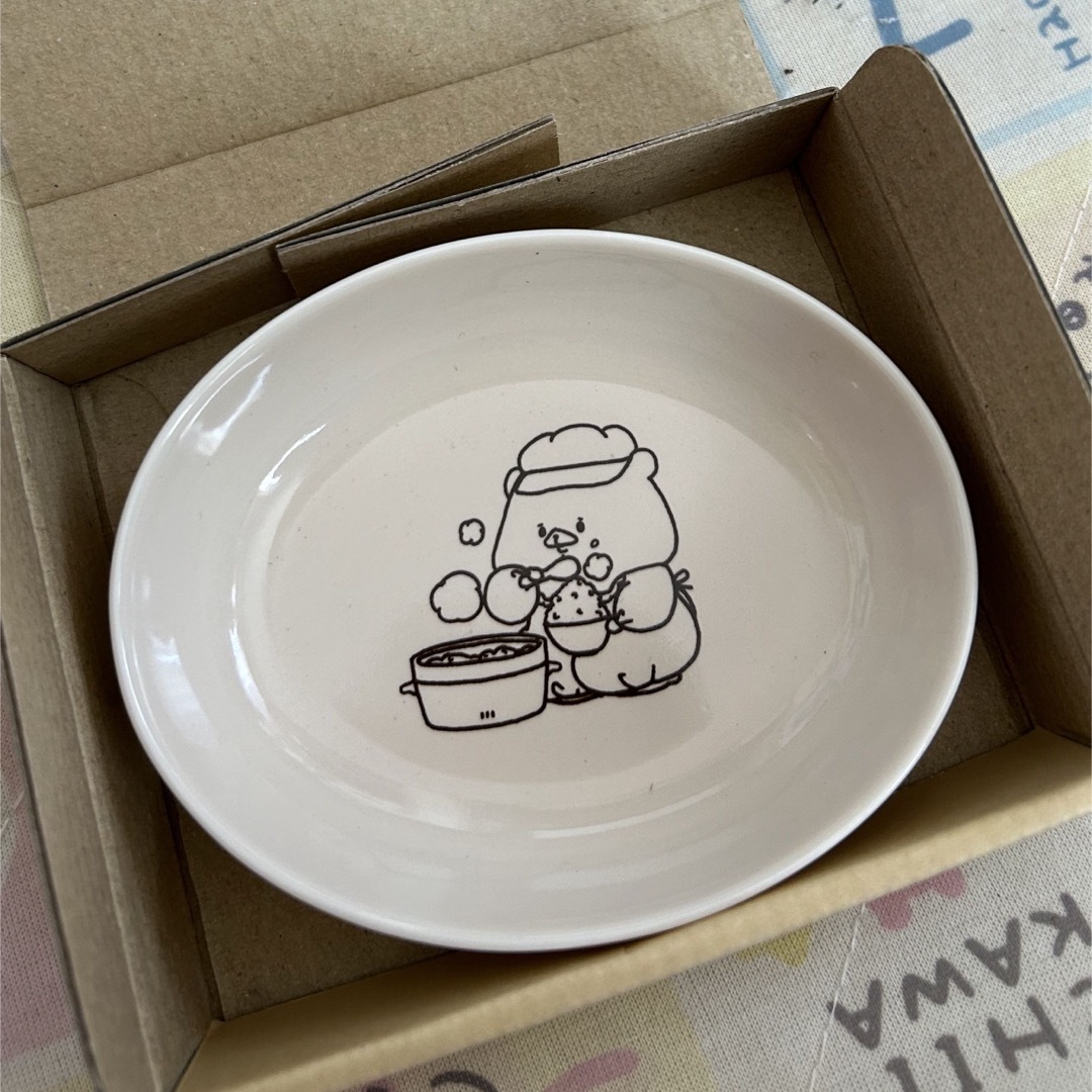 ともだちはくま食堂 小皿 エンタメ/ホビーのおもちゃ/ぬいぐるみ(キャラクターグッズ)の商品写真